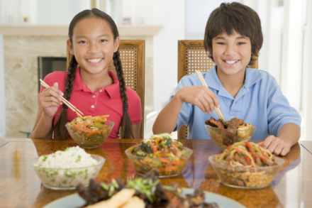 comida china para niños